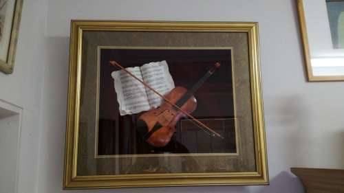 Collectable Musical Instruments in Frames